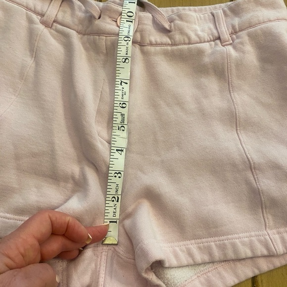 Helmut Lang Women’s Pink Shorts Drawstring zipper pockets size 10 - Picture 7 of 16